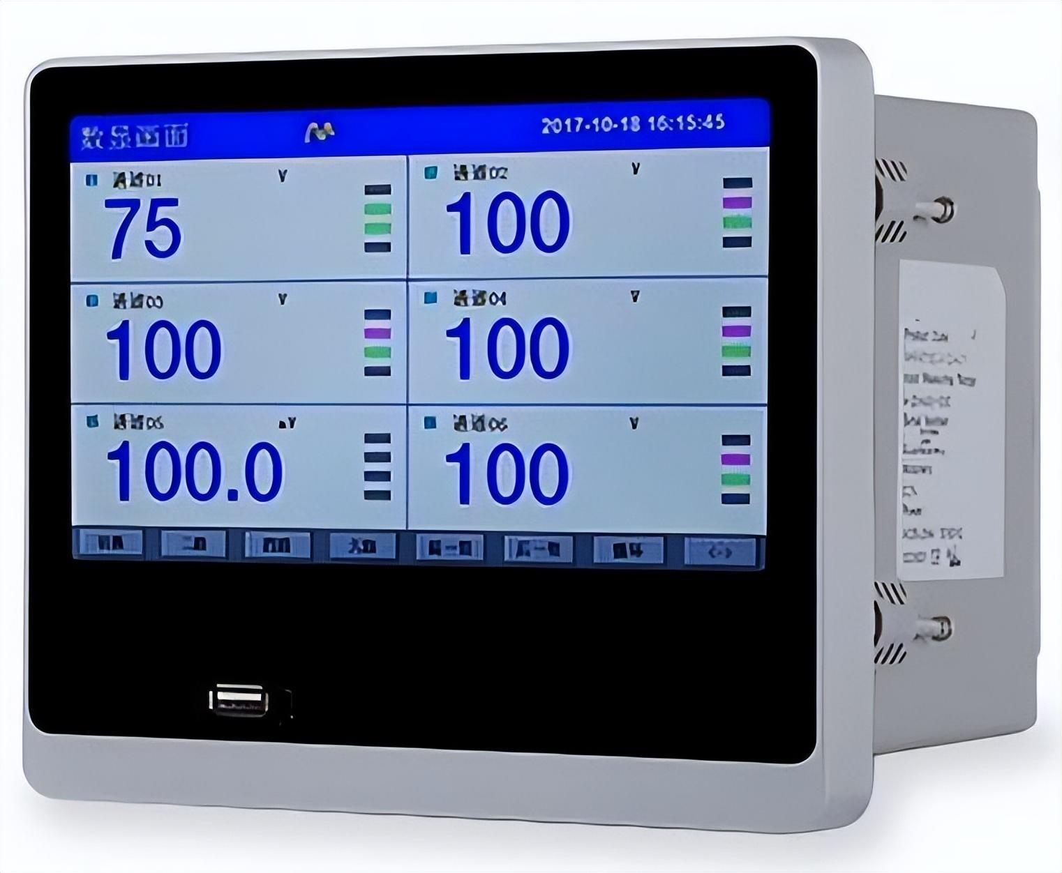 無紙碳勢溫度記錄儀
